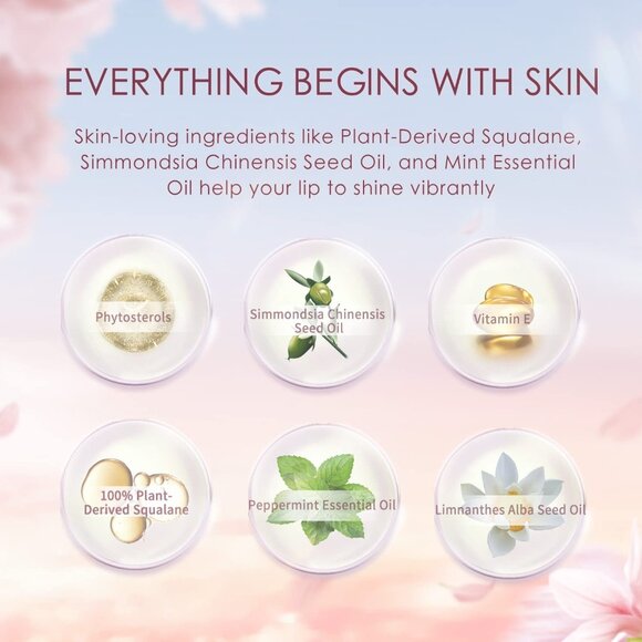 ✨ Lip Balm Pink Tinted Lipstick Ultra Hydrating Dry Lip Moistrurizer Chapstick - Picture 5 of 7